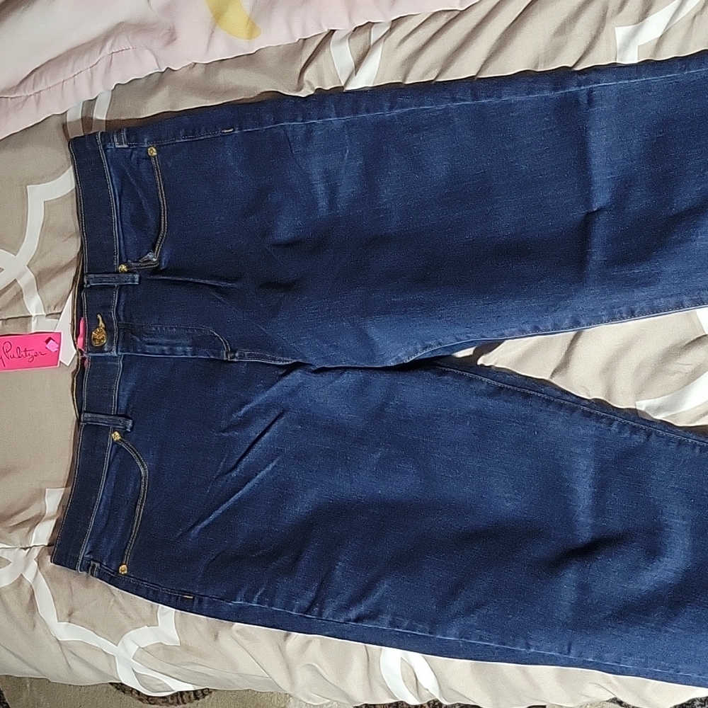 Lily pulitzer skinny jeans 14